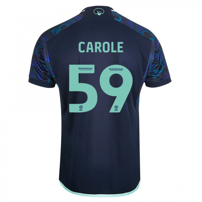 Niño Camiseta Keenan Carole #59 Azul 2ª Equipación 2023/24 La Camisa Perú