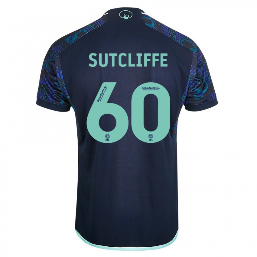 Niño Camiseta Harvey Sutcliffe #60 Azul 2ª Equipación 2023/24 La Camisa Perú