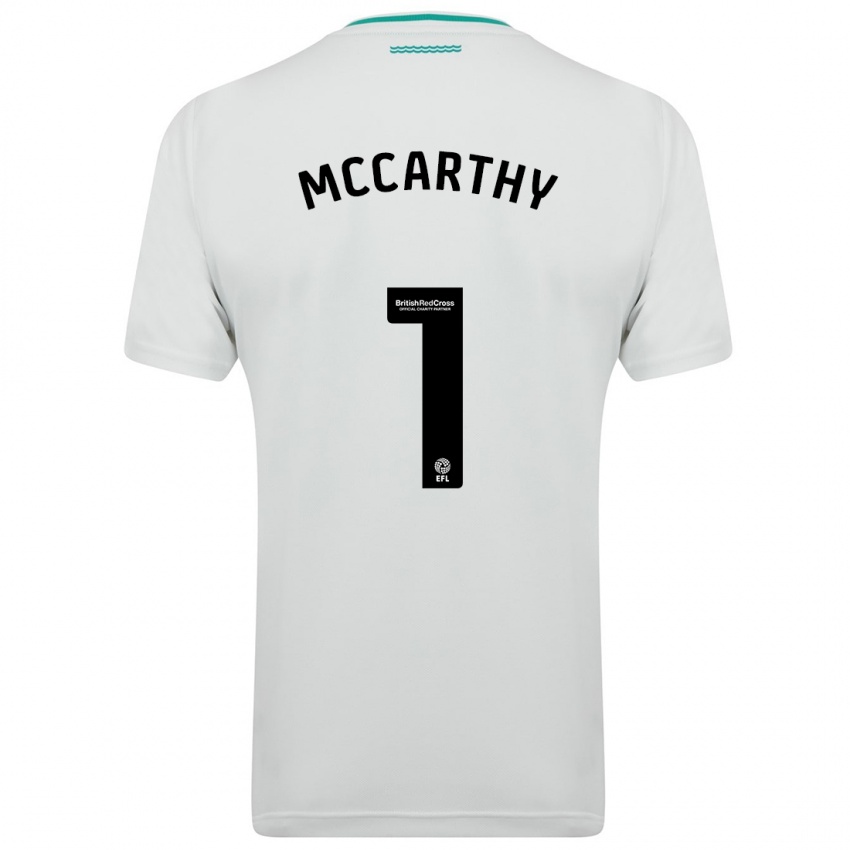 Niño Camiseta Alex Mccarthy #1 Blanco 2ª Equipación 2023/24 La Camisa Perú