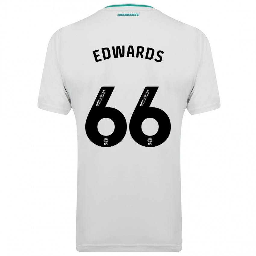 Niño Camiseta Diamond Edwards #66 Blanco 2ª Equipación 2023/24 La Camisa Perú