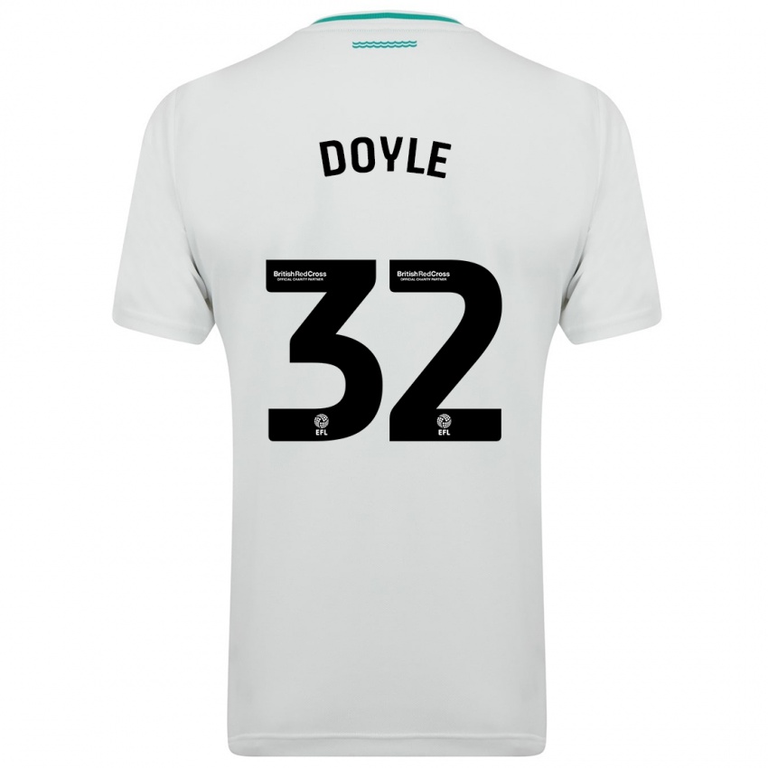 Niño Camiseta Kamari Doyle #32 Blanco 2ª Equipación 2023/24 La Camisa Perú