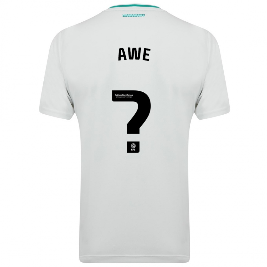 Niño Camiseta Zach Awe #0 Blanco 2ª Equipación 2023/24 La Camisa Perú