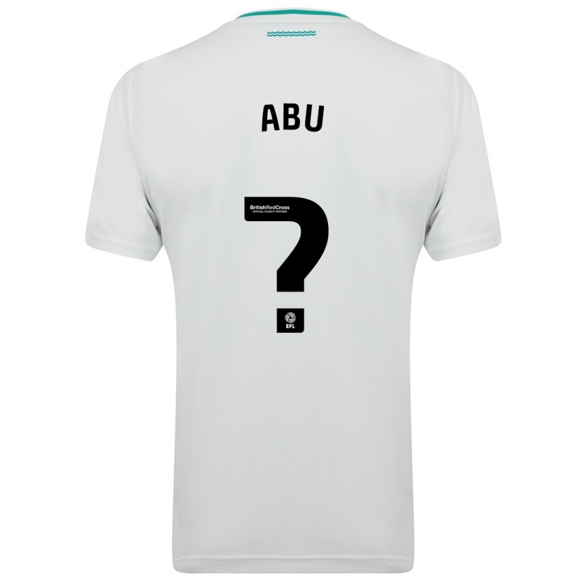 Niño Camiseta Derrick Abu #0 Blanco 2ª Equipación 2023/24 La Camisa Perú