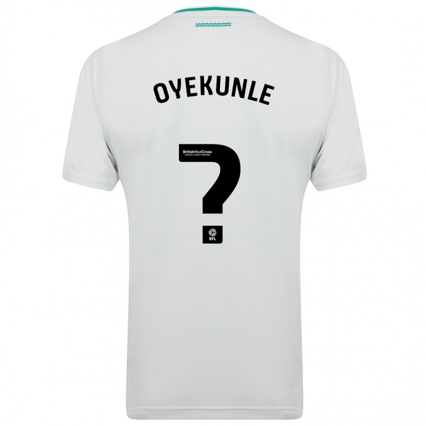 Niño Camiseta Nicholas Oyekunle #0 Blanco 2ª Equipación 2023/24 La Camisa Perú