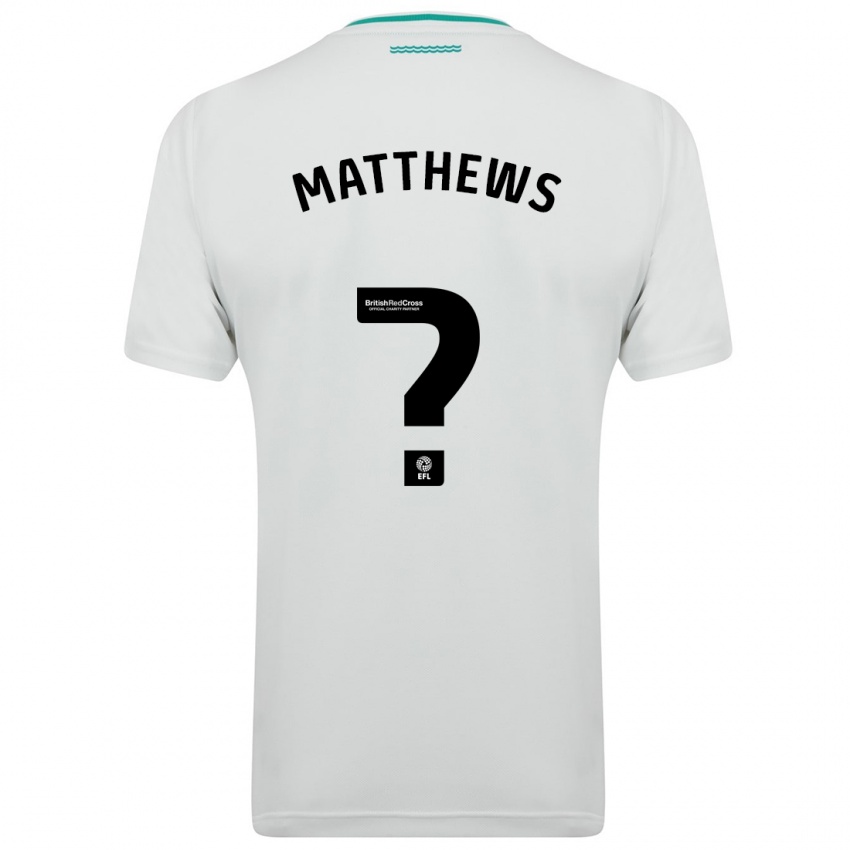 Niño Camiseta Abdulhalim Okonola-Matthews #0 Blanco 2ª Equipación 2023/24 La Camisa Perú