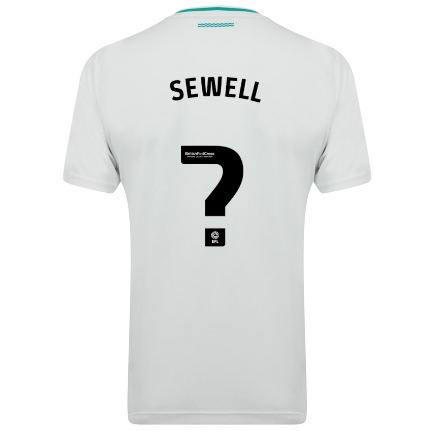 Niño Camiseta Brogan Sewell #0 Blanco 2ª Equipación 2023/24 La Camisa Perú