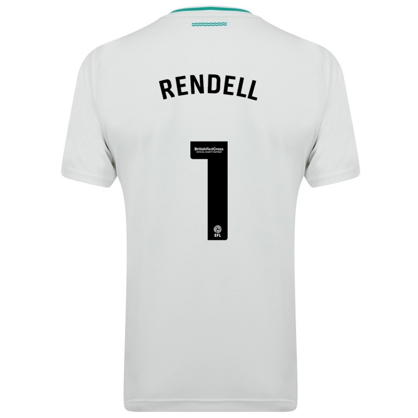 Niño Camiseta Kayla Rendell #1 Blanco 2ª Equipación 2023/24 La Camisa Perú