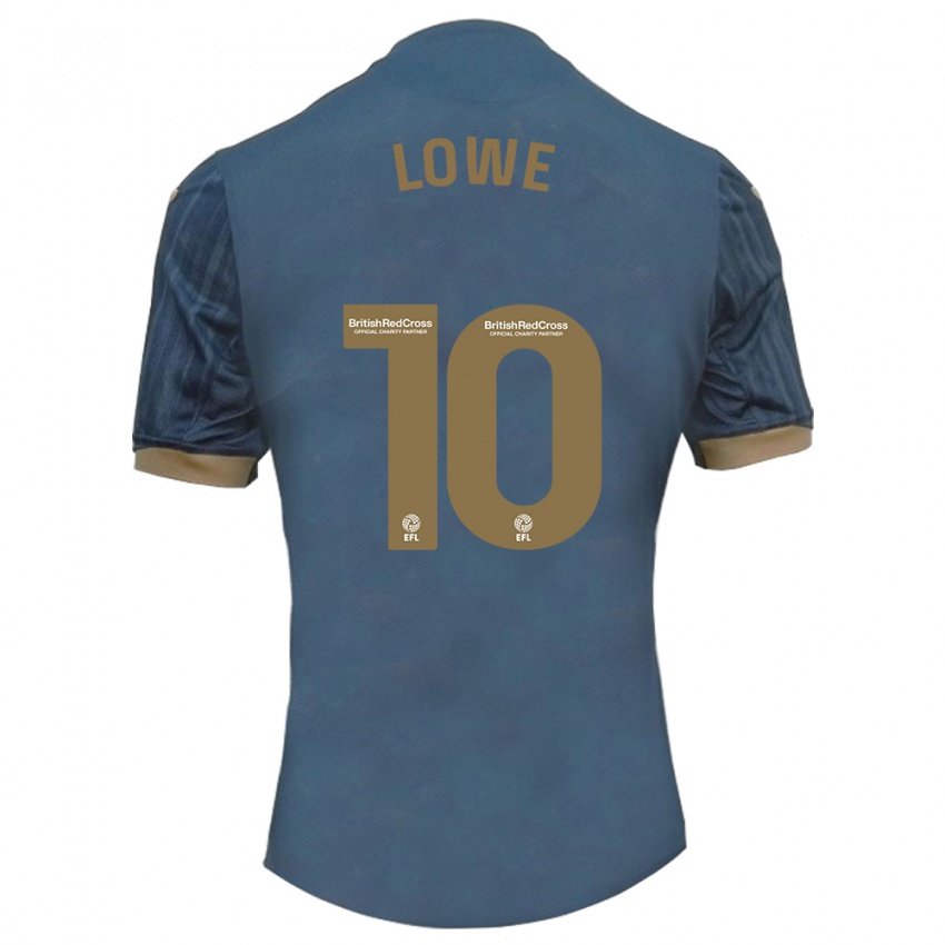 Niño Camiseta Jamal Lowe #10 Verde Azulado Oscuro 2ª Equipación 2023/24 La Camisa Perú