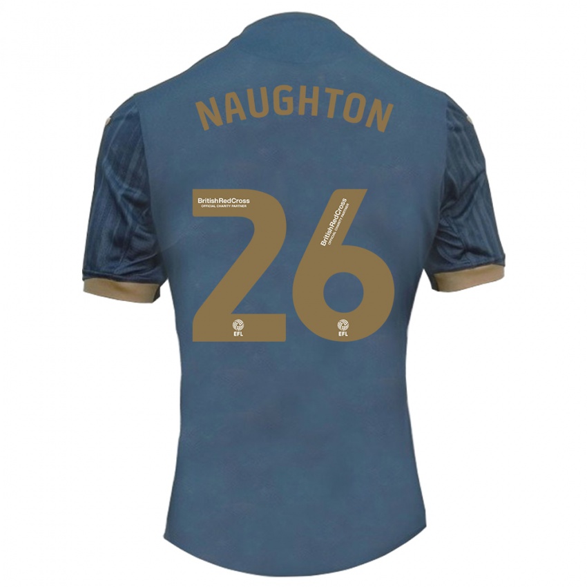 Niño Camiseta Kyle Naughton #26 Verde Azulado Oscuro 2ª Equipación 2023/24 La Camisa Perú