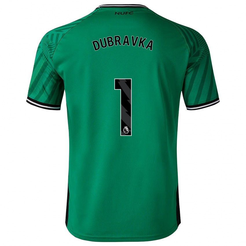 Niño Camiseta Martin Dúbravka #1 Verde 2ª Equipación 2023/24 La Camisa Perú