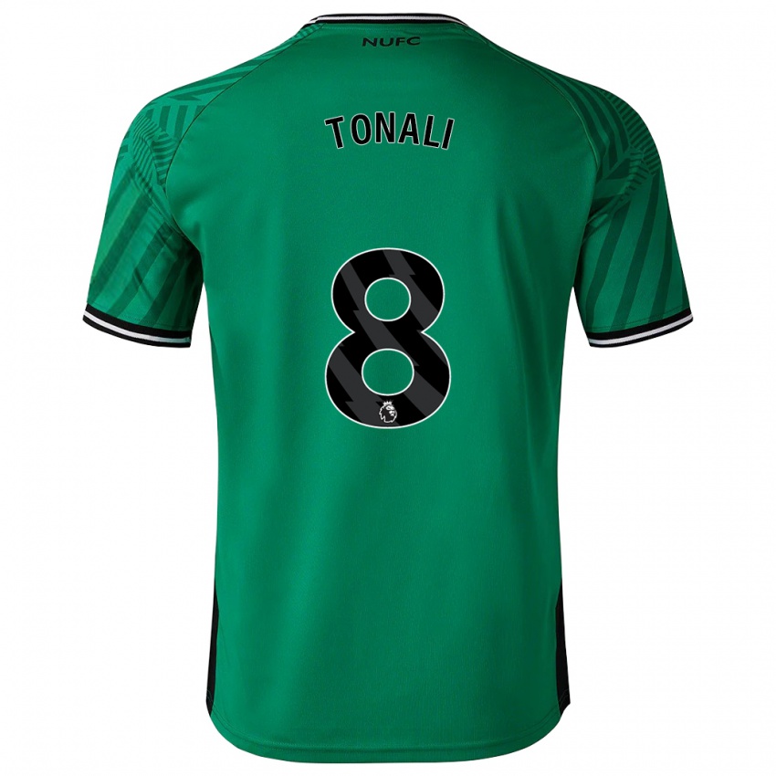 Niño Camiseta Sandro Tonali #8 Verde 2ª Equipación 2023/24 La Camisa Perú