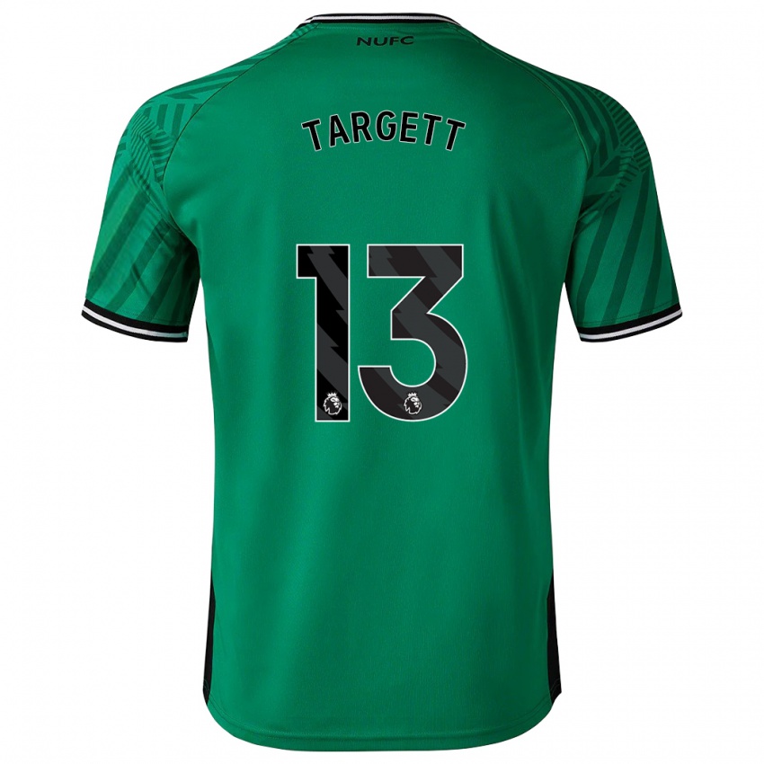 Niño Camiseta Matt Targett #13 Verde 2ª Equipación 2023/24 La Camisa Perú