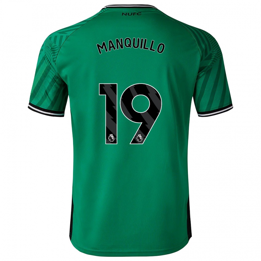 Niño Camiseta Javier Manquillo #19 Verde 2ª Equipación 2023/24 La Camisa Perú