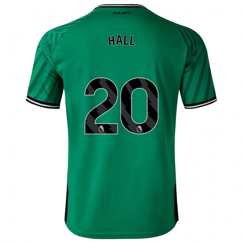 Niño Camiseta Lewis Hall #20 Verde 2ª Equipación 2023/24 La Camisa Perú