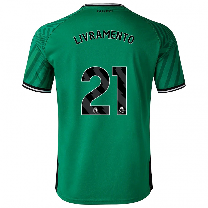 Niño Camiseta Tino Livramento #21 Verde 2ª Equipación 2023/24 La Camisa Perú