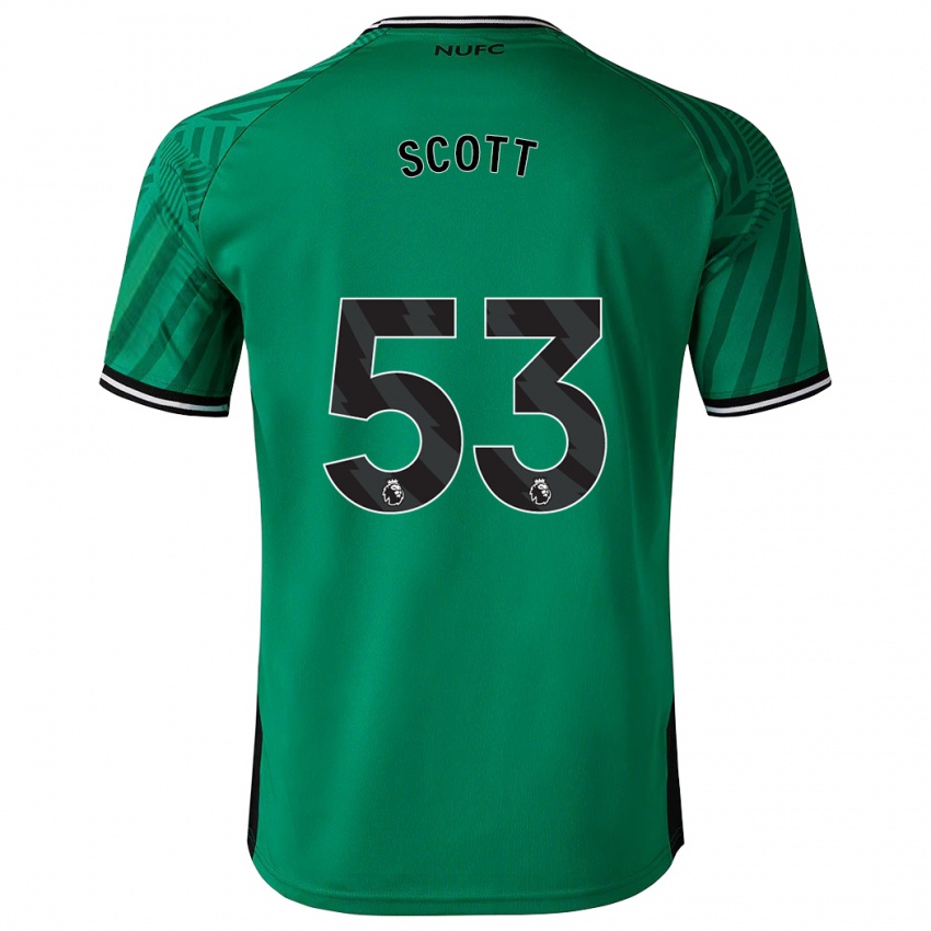 Niño Camiseta Joshua Scott #53 Verde 2ª Equipación 2023/24 La Camisa Perú