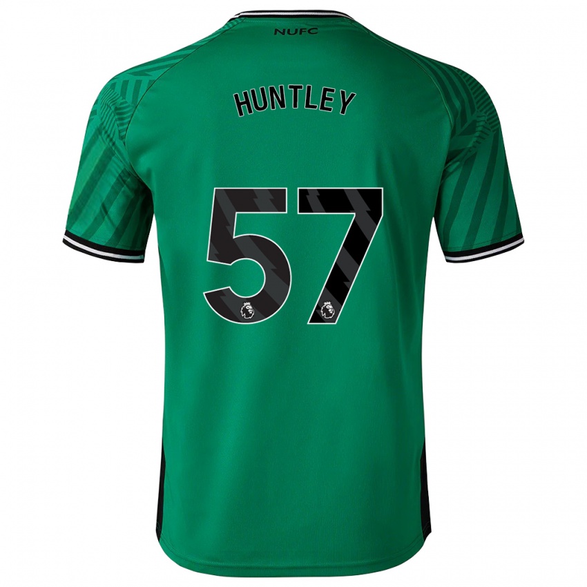 Niño Camiseta James Huntley #57 Verde 2ª Equipación 2023/24 La Camisa Perú