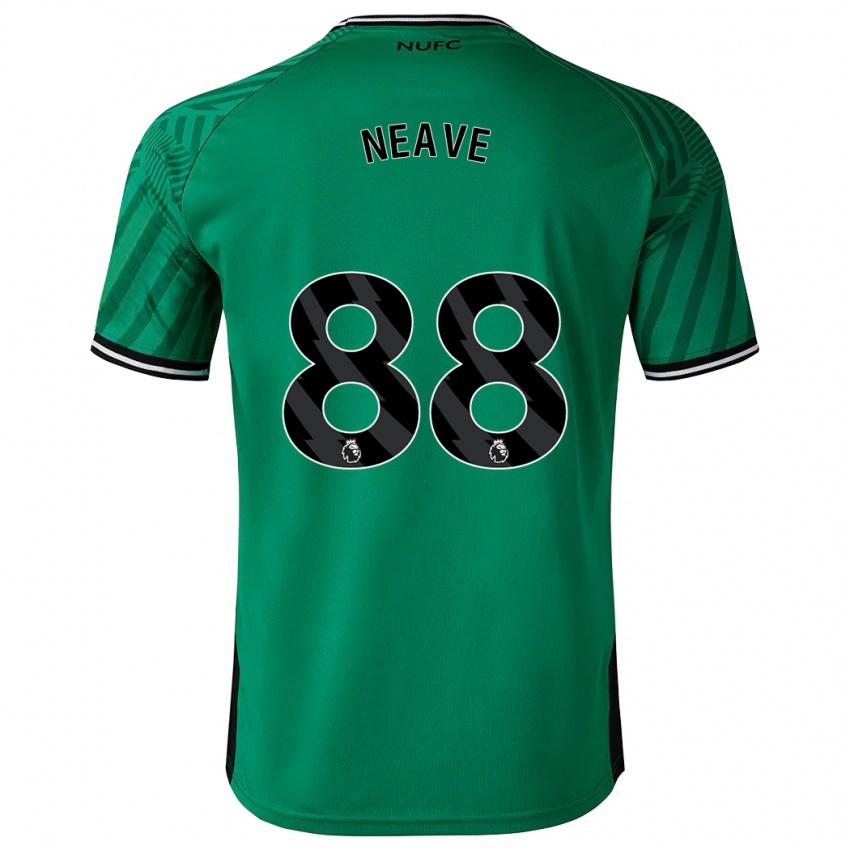 Niño Camiseta Sean Neave #88 Verde 2ª Equipación 2023/24 La Camisa Perú