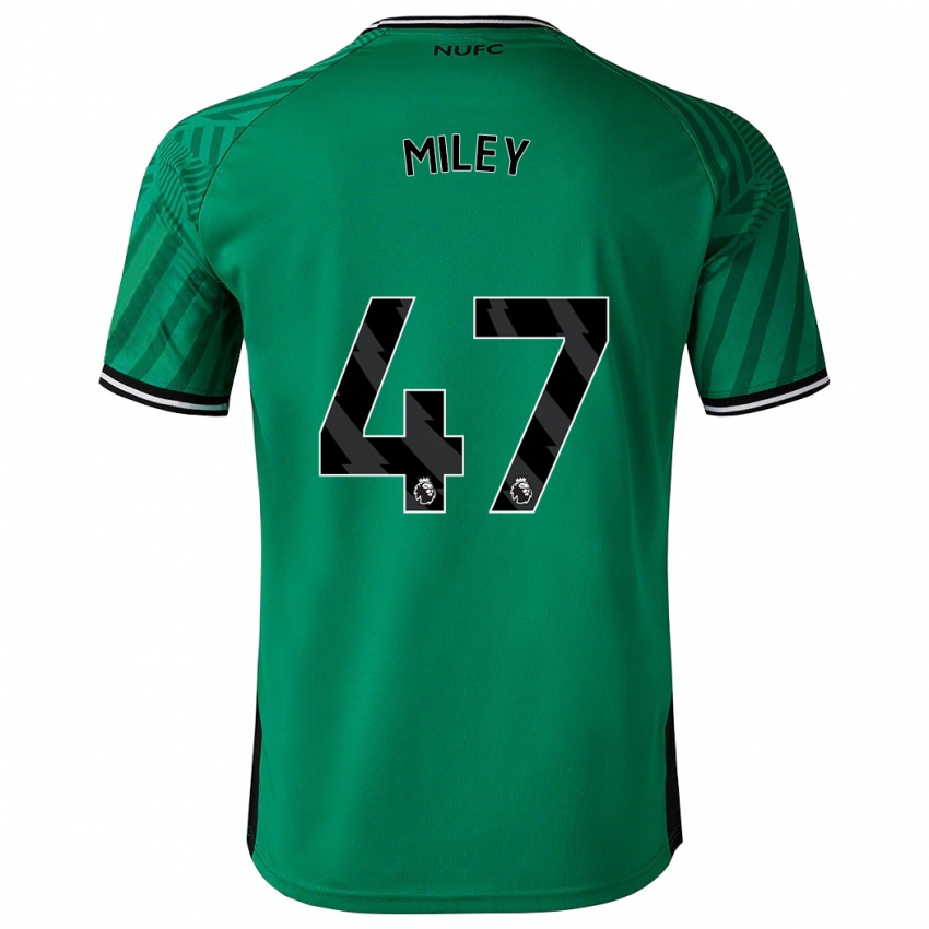 Niño Camiseta Jamie Miley #47 Verde 2ª Equipación 2023/24 La Camisa Perú