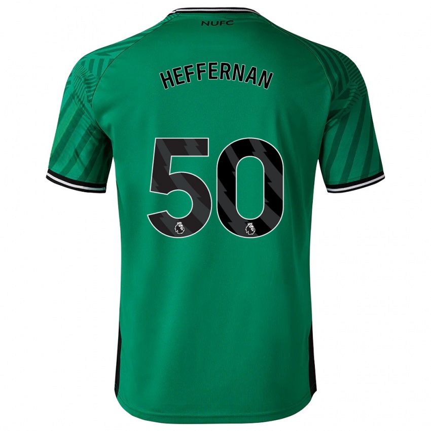 Niño Camiseta Cathal Heffernan #50 Verde 2ª Equipación 2023/24 La Camisa Perú