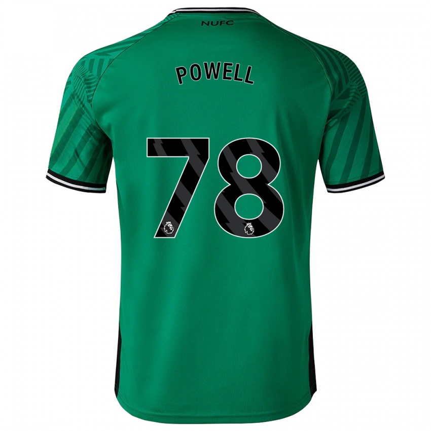 Niño Camiseta Harry Powell #78 Verde 2ª Equipación 2023/24 La Camisa Perú