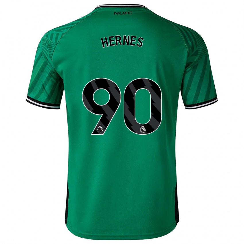 Niño Camiseta Travis Hernes #90 Verde 2ª Equipación 2023/24 La Camisa Perú