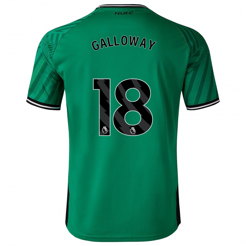 Niño Camiseta Bridget Galloway #18 Verde 2ª Equipación 2023/24 La Camisa Perú