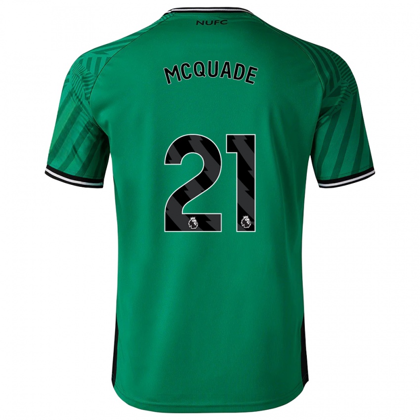 Niño Camiseta Jasmine Mcquade #21 Verde 2ª Equipación 2023/24 La Camisa Perú