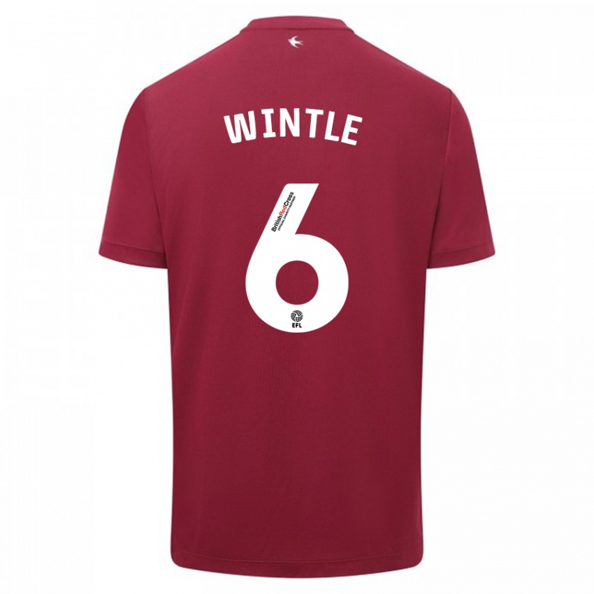 Niño Camiseta Ryan Wintle #6 Rojo 2ª Equipación 2023/24 La Camisa Perú