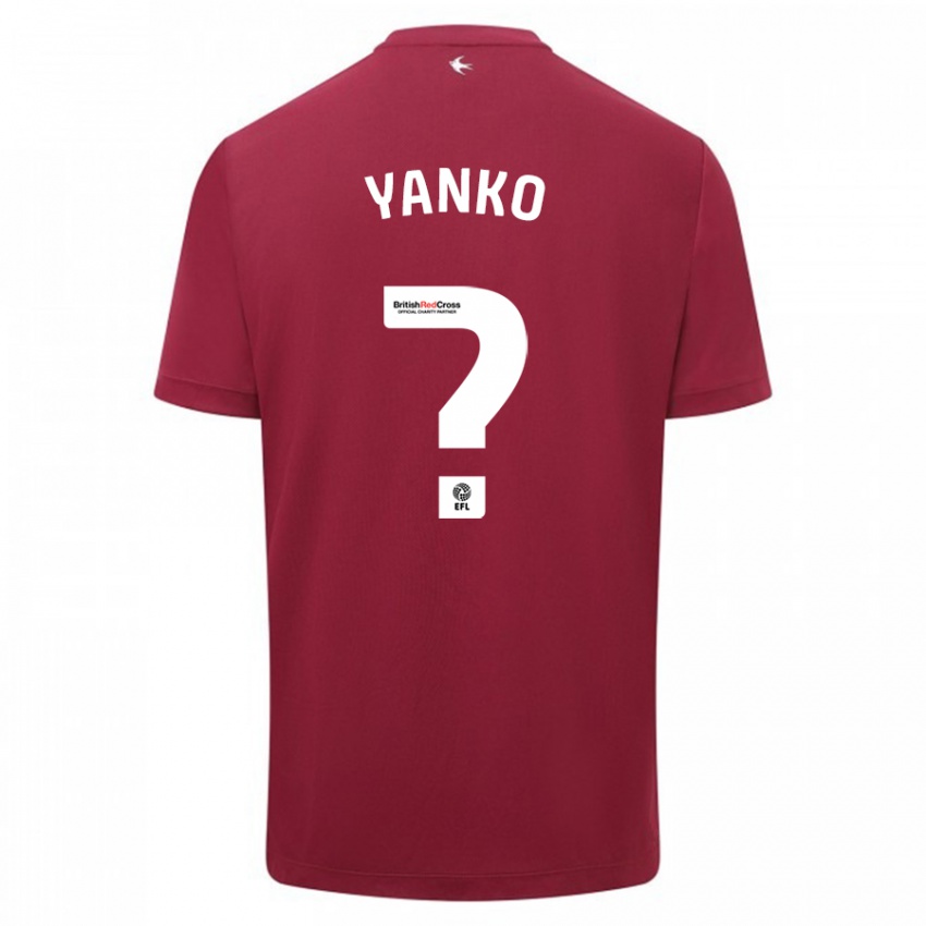 Niño Camiseta Nativ Yanko #0 Rojo 2ª Equipación 2023/24 La Camisa Perú