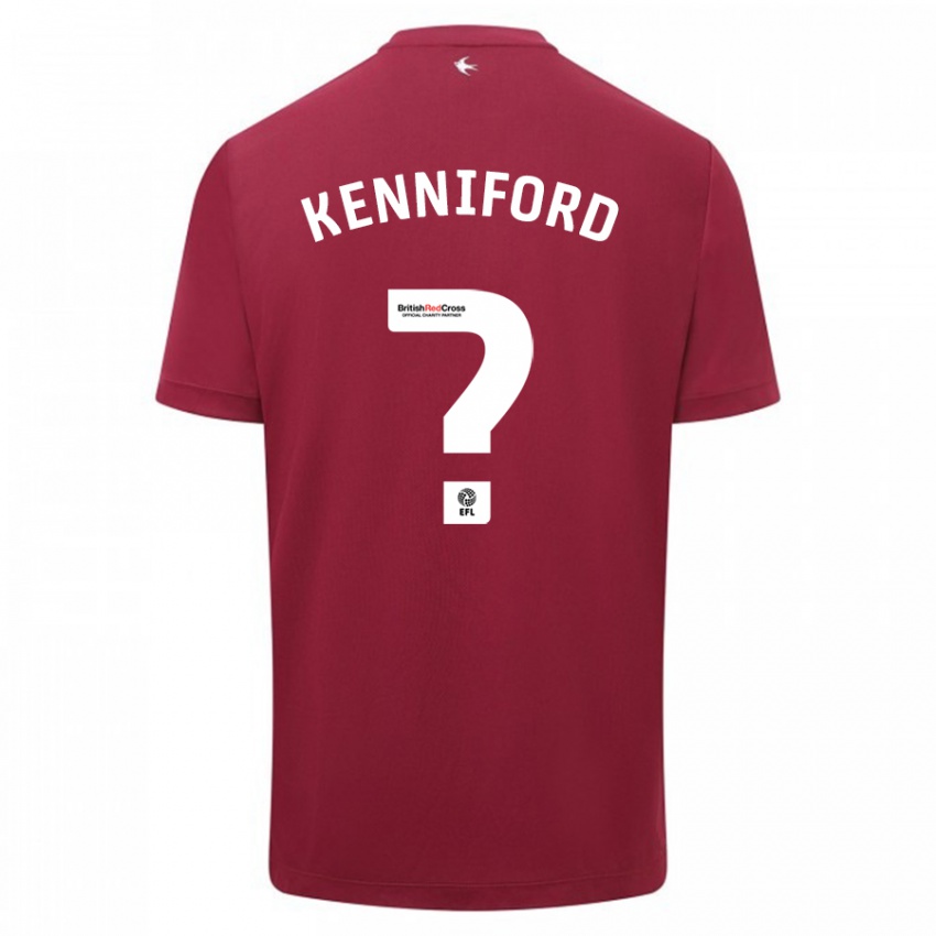 Niño Camiseta Kyle Kenniford #0 Rojo 2ª Equipación 2023/24 La Camisa Perú