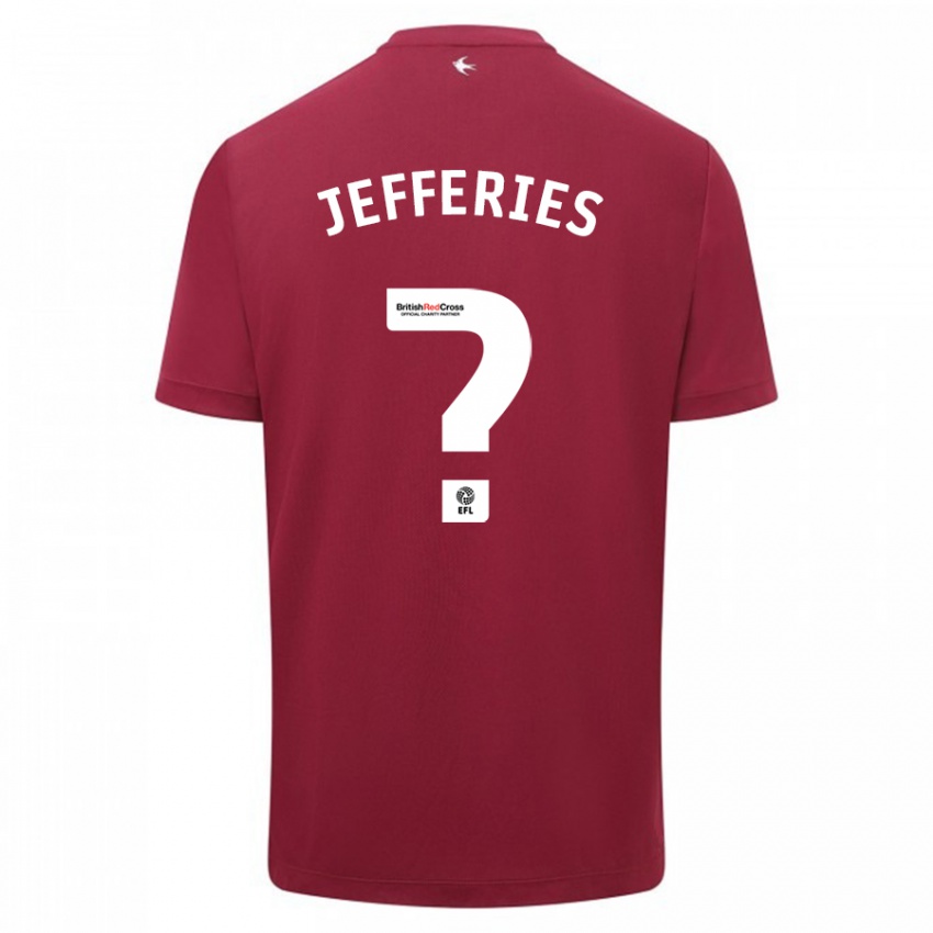 Niño Camiseta Isaac Jefferies #0 Rojo 2ª Equipación 2023/24 La Camisa Perú