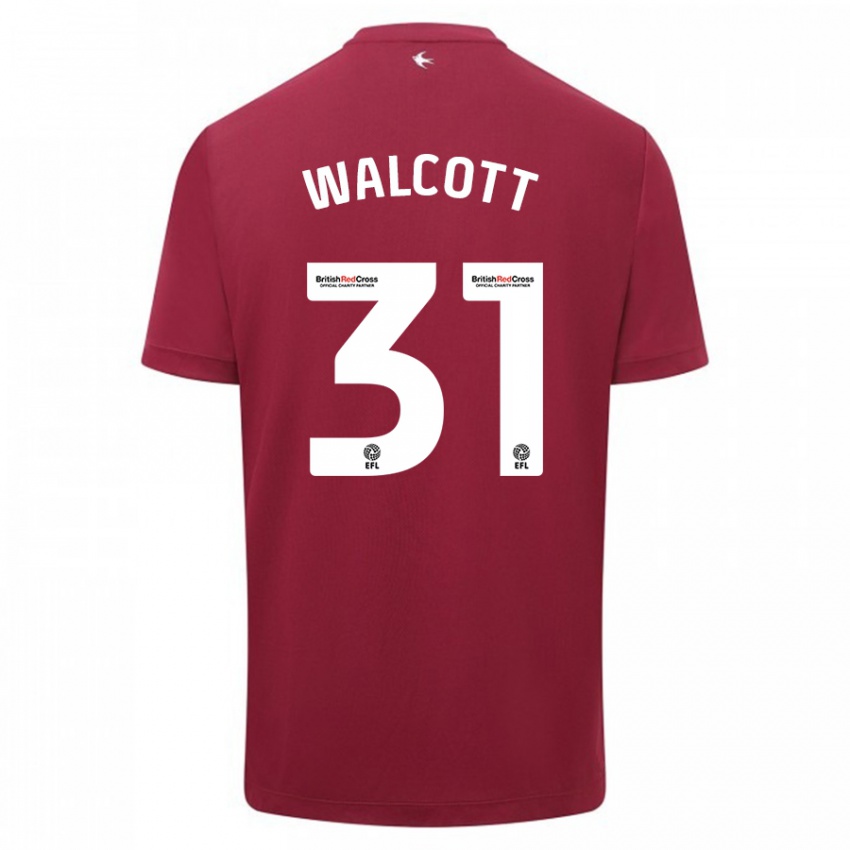 Niño Camiseta Malachi Fagan Walcott #31 Rojo 2ª Equipación 2023/24 La Camisa Perú