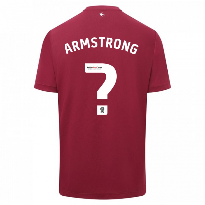 Niño Camiseta Luke Armstrong #0 Rojo 2ª Equipación 2023/24 La Camisa Perú