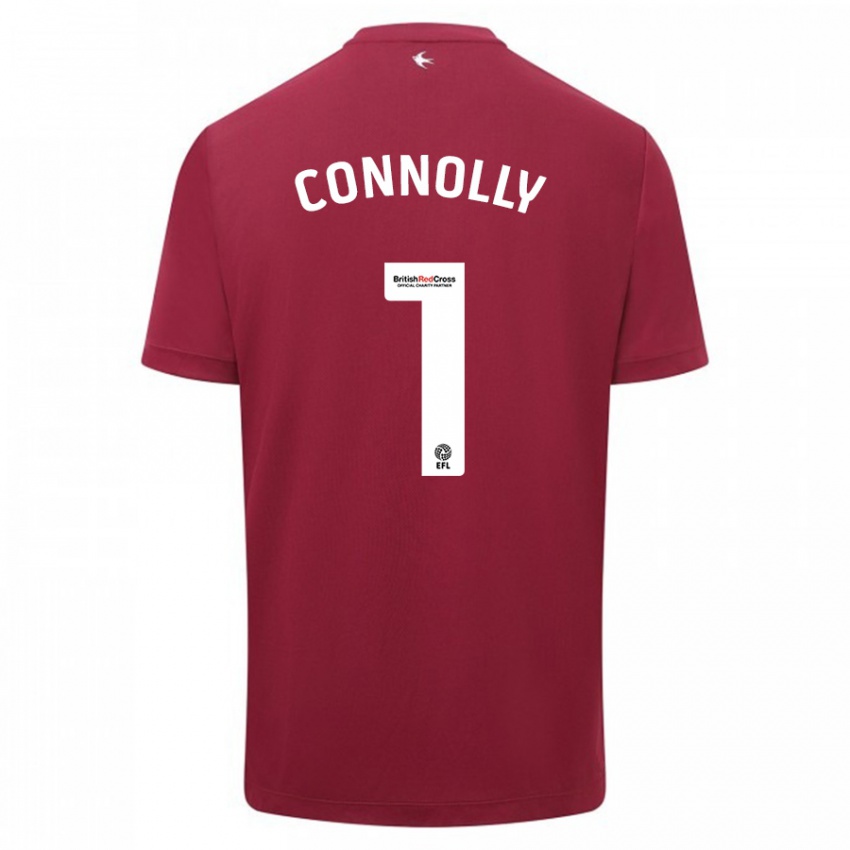 Niño Camiseta Daisy Connolly #1 Rojo 2ª Equipación 2023/24 La Camisa Perú