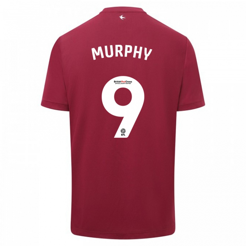 Niño Camiseta Alana Murphy #9 Rojo 2ª Equipación 2023/24 La Camisa Perú