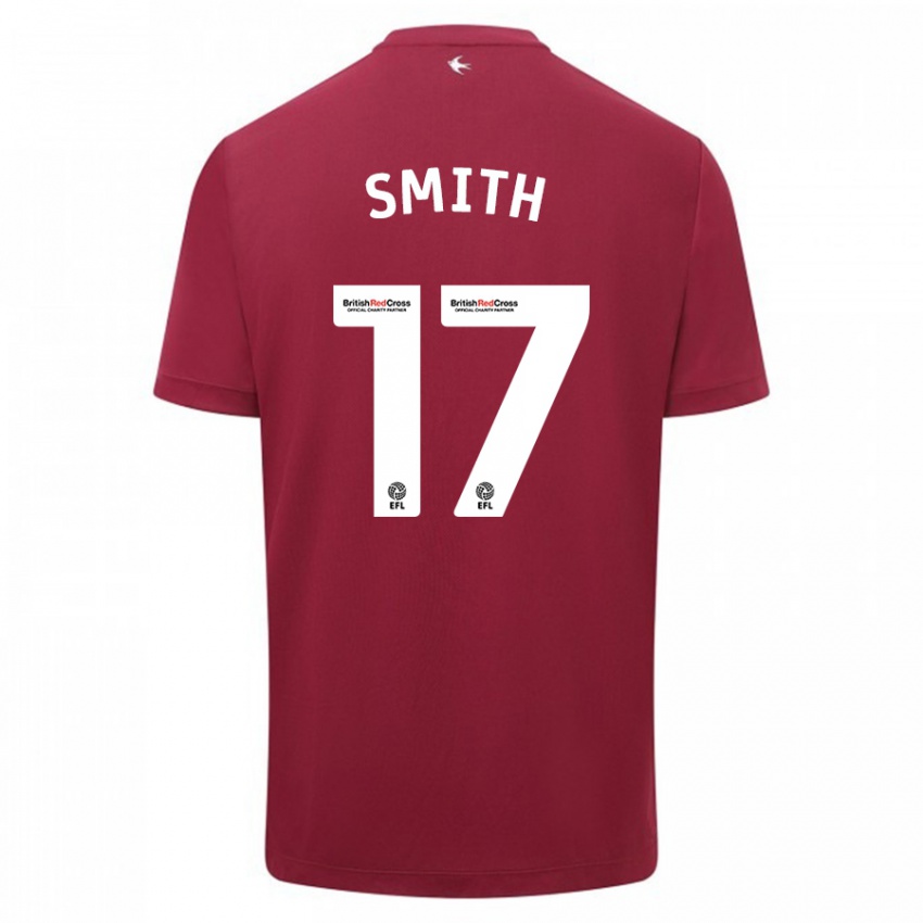 Niño Camiseta Hollie Smith #17 Rojo 2ª Equipación 2023/24 La Camisa Perú