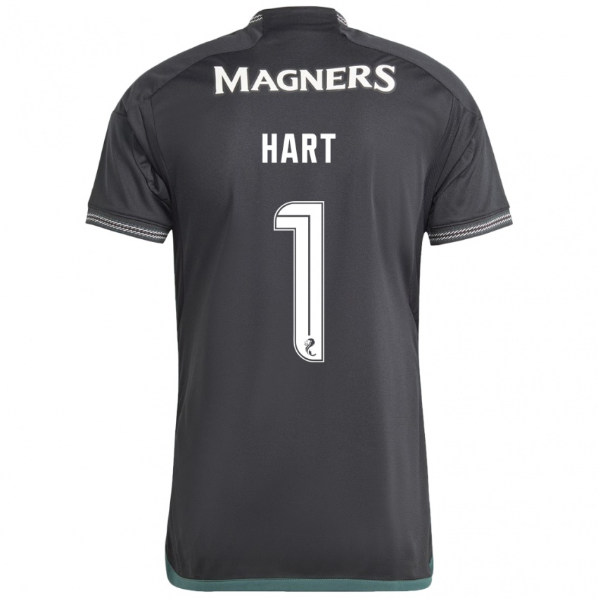 Niño Camiseta Joe Hart #1 Negro 2ª Equipación 2023/24 La Camisa Perú