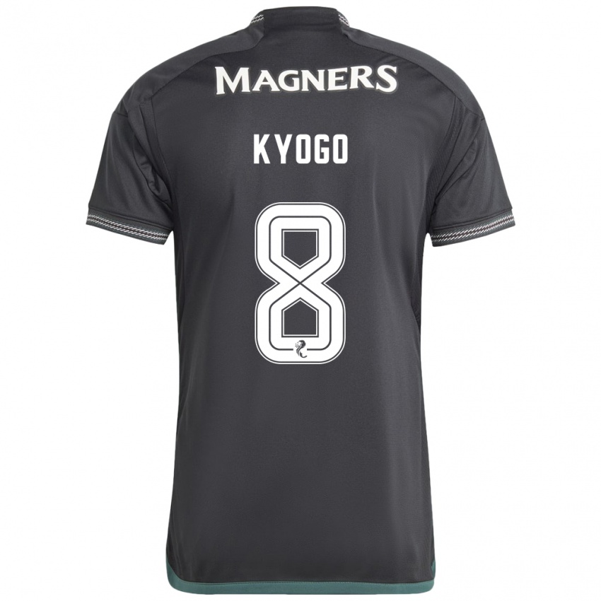 Niño Camiseta Kyogo Furuhashi #8 Negro 2ª Equipación 2023/24 La Camisa Perú