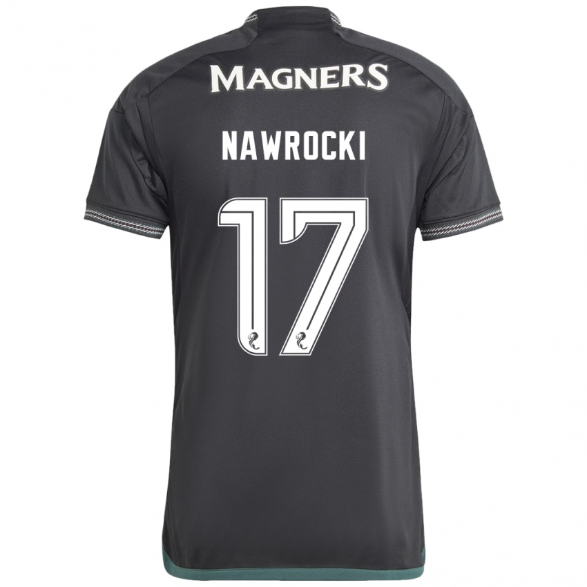 Niño Camiseta Maik Nawrocki #17 Negro 2ª Equipación 2023/24 La Camisa Perú