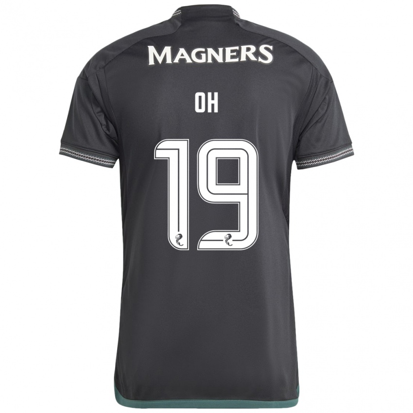 Niño Camiseta Hyeon-Gyu Oh #19 Negro 2ª Equipación 2023/24 La Camisa Perú