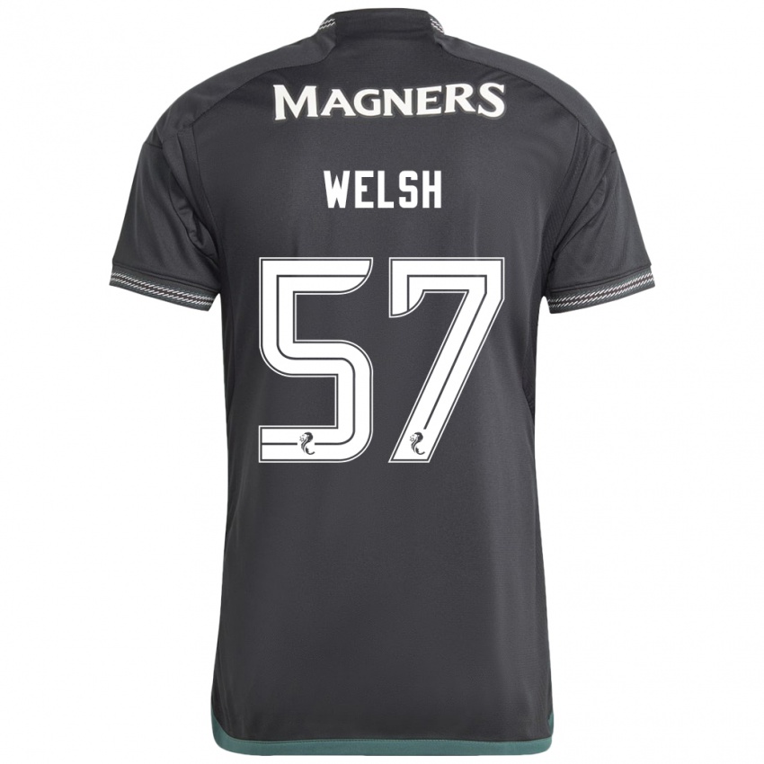 Niño Camiseta Stephen Welsh #57 Negro 2ª Equipación 2023/24 La Camisa Perú