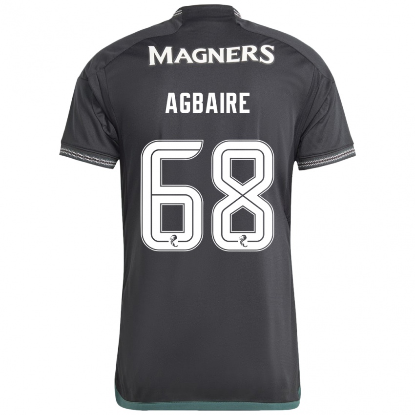 Niño Camiseta Lenny Agbaire #68 Negro 2ª Equipación 2023/24 La Camisa Perú