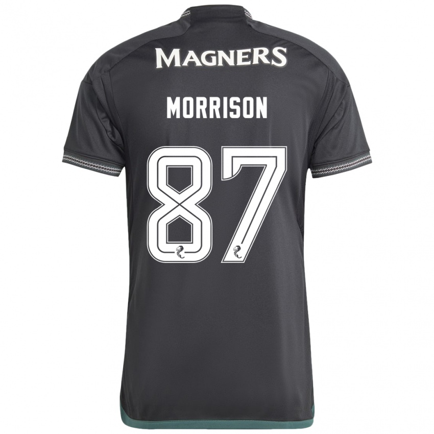 Niño Camiseta Joe Morrison #87 Negro 2ª Equipación 2023/24 La Camisa Perú