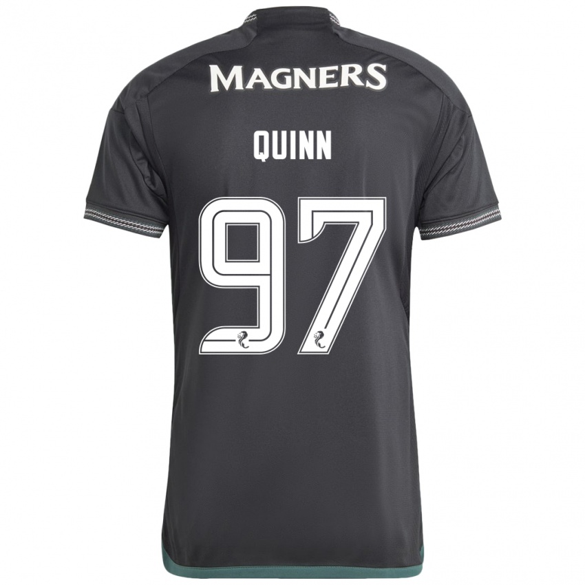 Niño Camiseta Ben Quinn #97 Negro 2ª Equipación 2023/24 La Camisa Perú