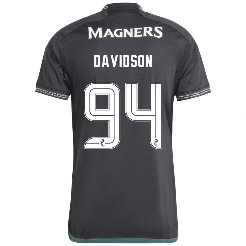 Niño Camiseta Alasdair Davidson #94 Negro 2ª Equipación 2023/24 La Camisa Perú