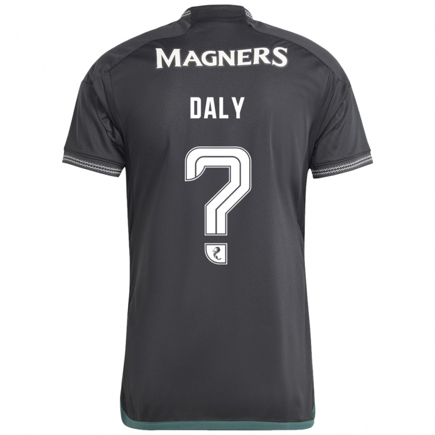 Niño Camiseta Kayden Daly #0 Negro 2ª Equipación 2023/24 La Camisa Perú