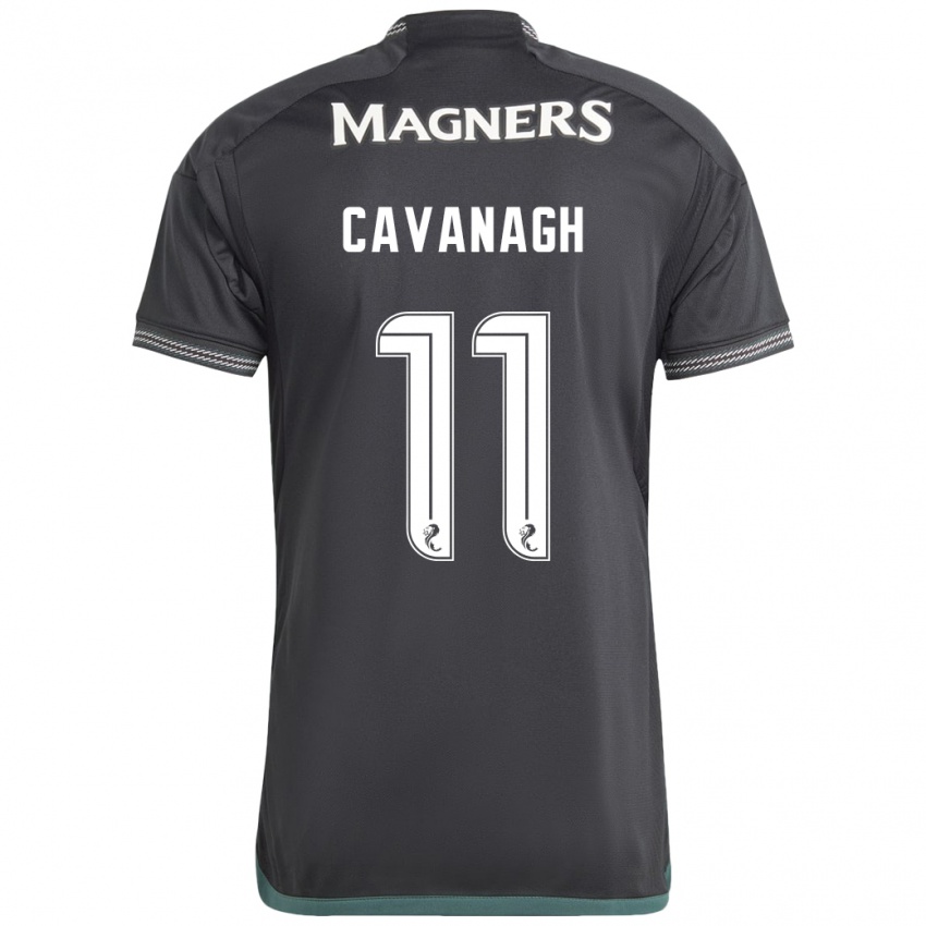 Niño Camiseta Colette Cavanagh #11 Negro 2ª Equipación 2023/24 La Camisa Perú