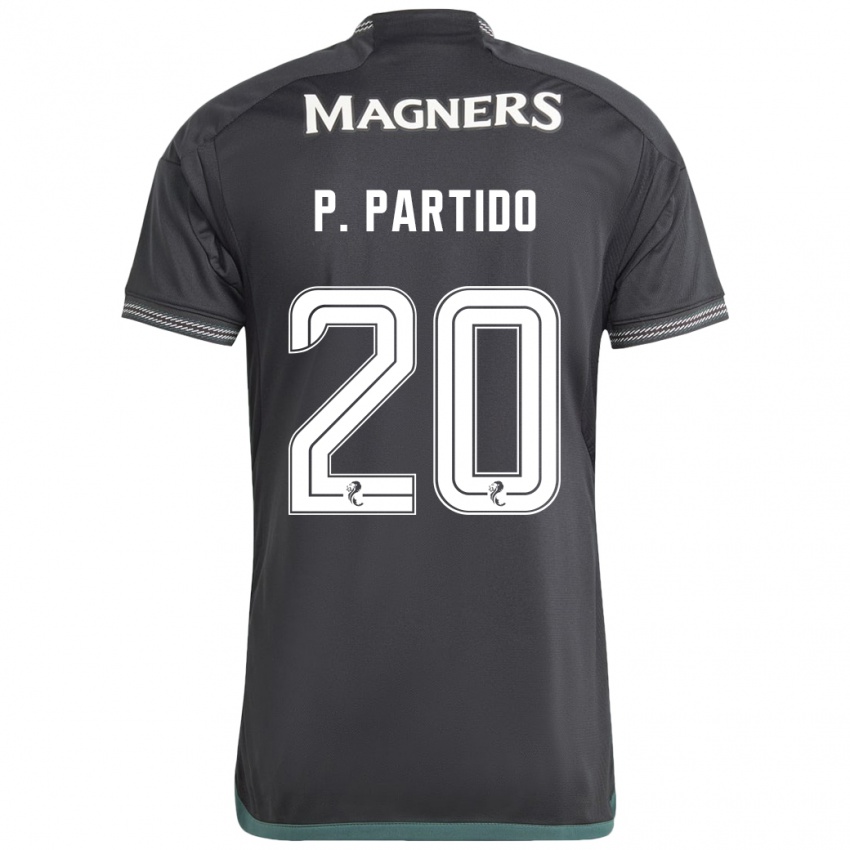 Niño Camiseta Paula Partido #20 Negro 2ª Equipación 2023/24 La Camisa Perú