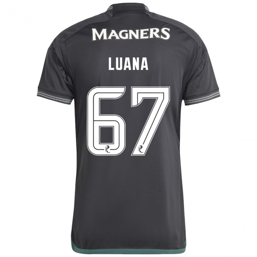 Niño Camiseta Luana Muñoz #67 Negro 2ª Equipación 2023/24 La Camisa Perú